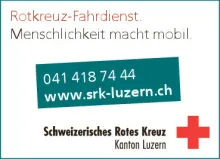 Inserat Rotkreuz-Fahrdienst 65x47